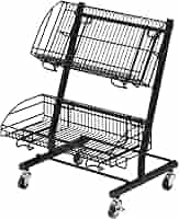 ♦専用♦KAWAJUN河淳　店舗什器　スチールワゴン４段 Amazon.co.jp: KAWAJUN (カワジュン) 河淳 陳列ラック 4段